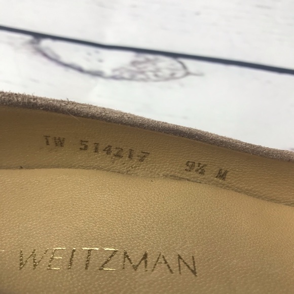 Stuart Weitzman | tan suede wedge heel - Picture 6 of 8